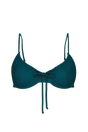 Teal Drawstring Top