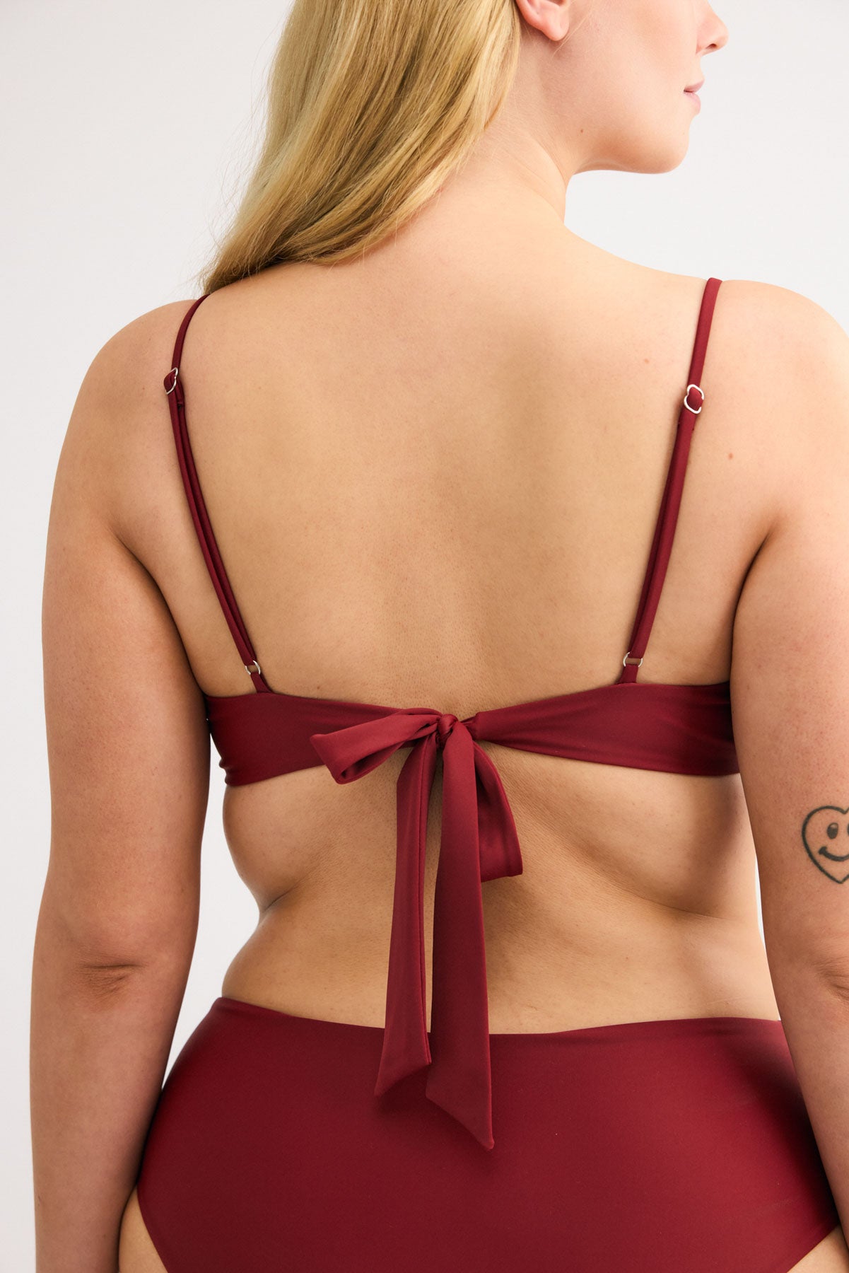 Bordeaux Drawstring Top