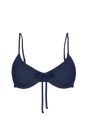 Indigo Drawstring Top